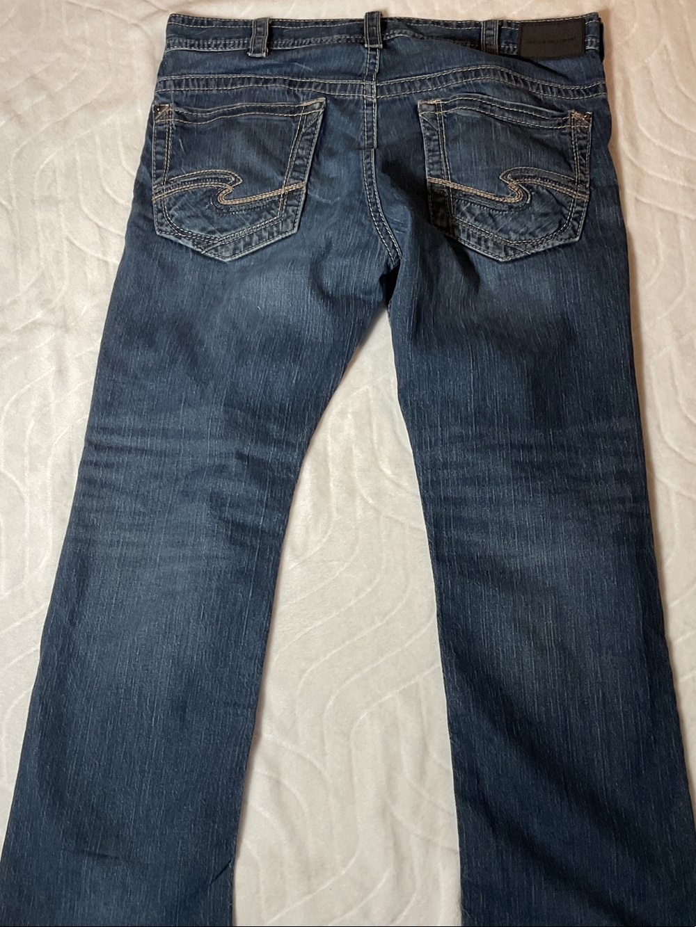 SILVER MENS GORDIE JEANS 36x32